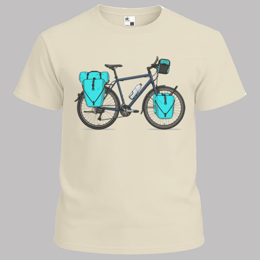 Vélo à sacoches T‑shirt