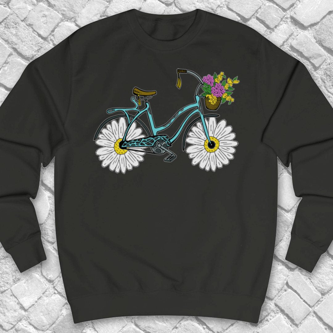 Fiets met madeliefwielen Sweater