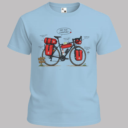 Vélo de voyage (FR) T‑shirt
