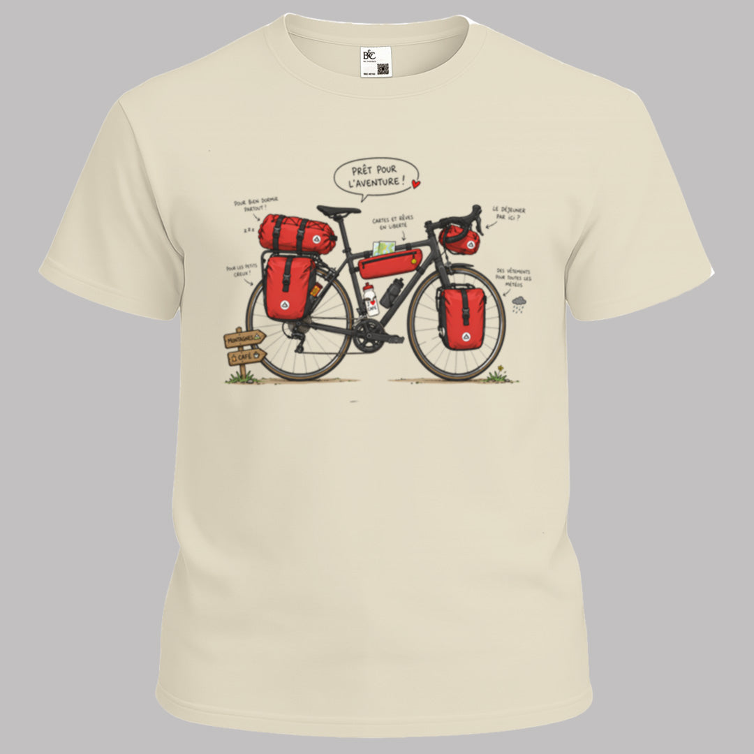 Vélo de voyage (FR) T‑shirt
