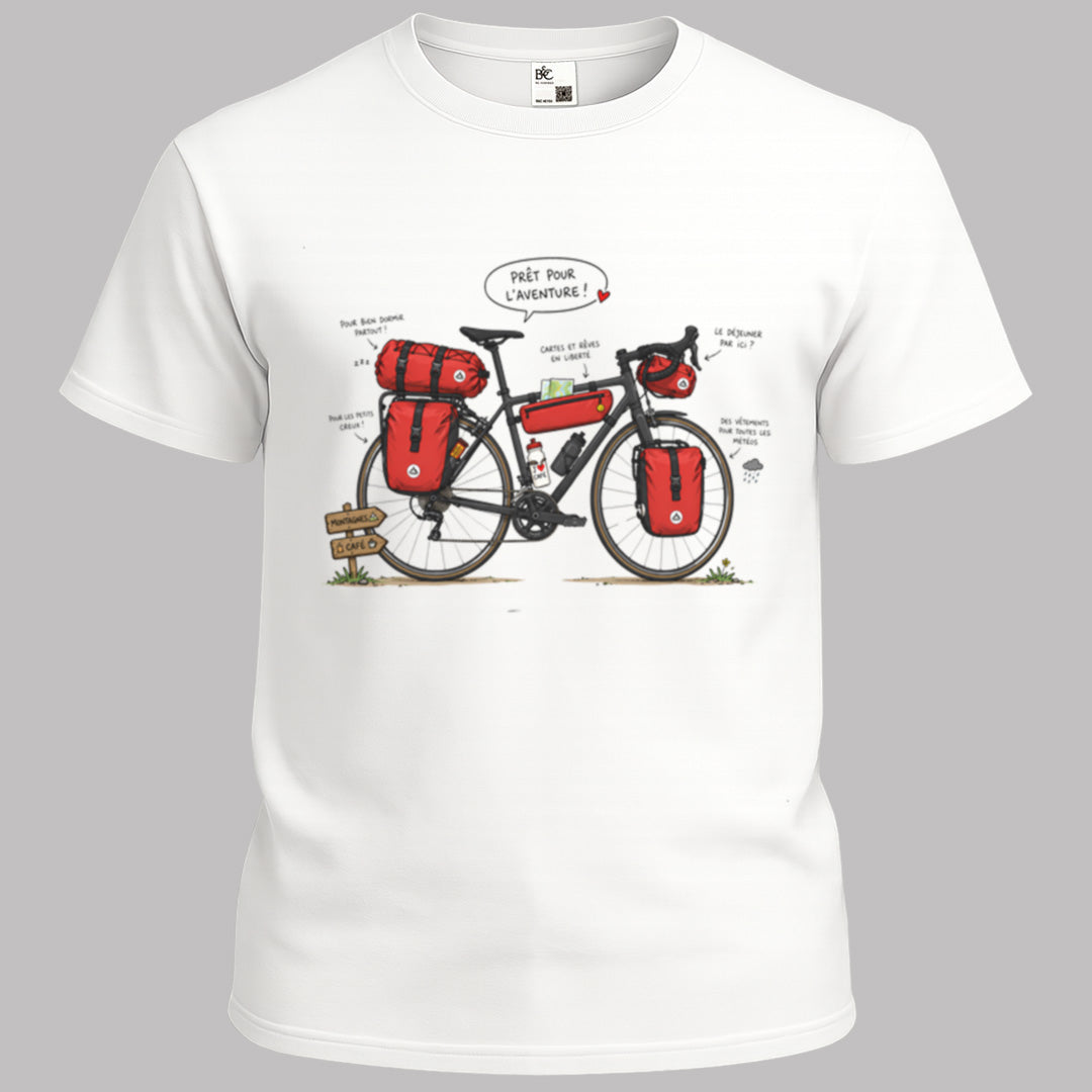 Vélo de voyage (FR) T‑shirt