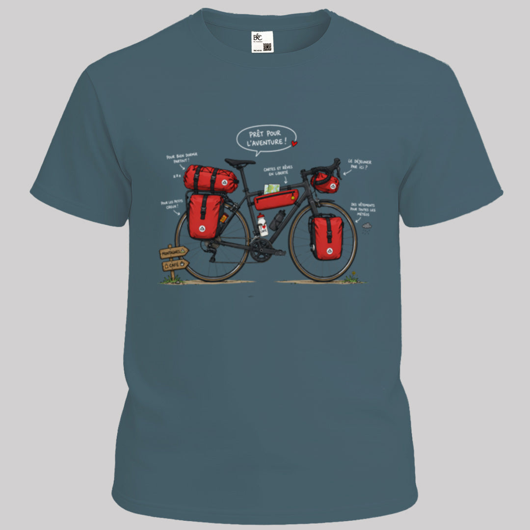 Vélo de voyage (FR) T‑shirt