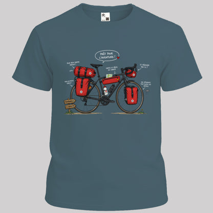 Vélo de voyage (FR) T‑shirt
