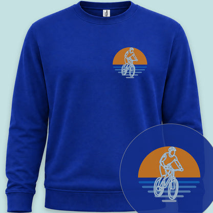 MTB zonsondergang Sweater