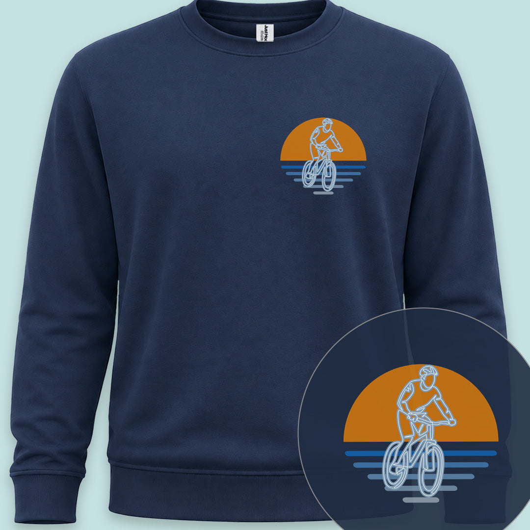 MTB zonsondergang Sweater
