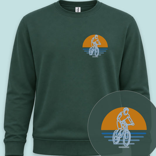 MTB zonsondergang Sweater