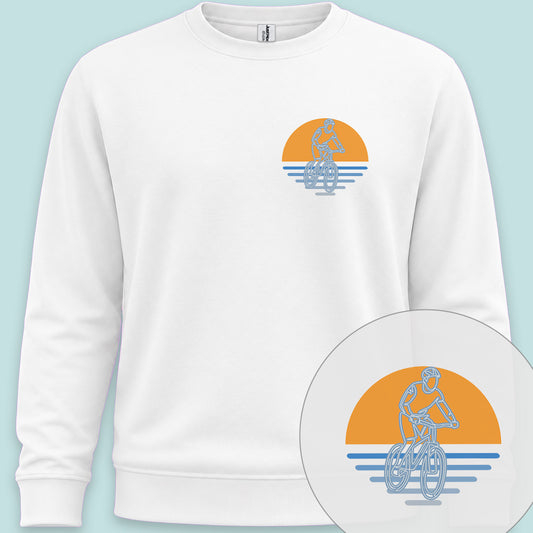 MTB zonsondergang Sweater