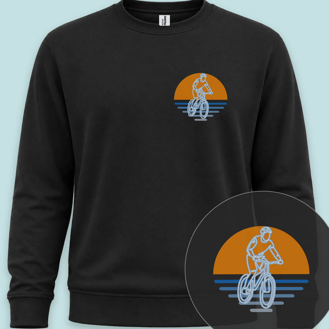 MTB zonsondergang Sweater