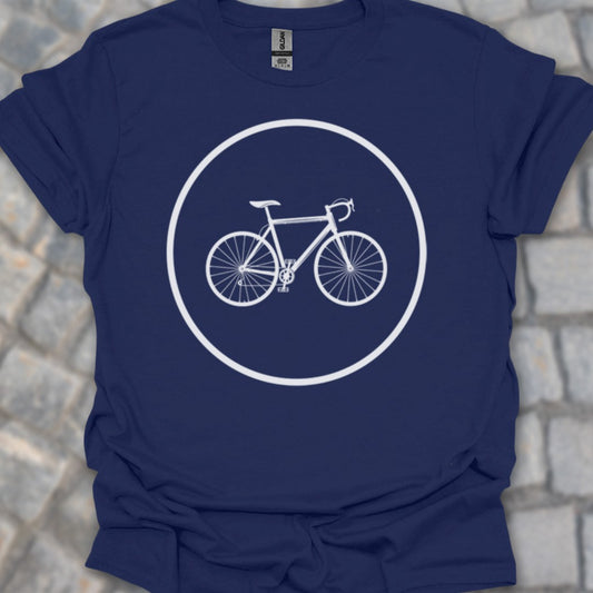 Racefietspad wit T‑Shirt