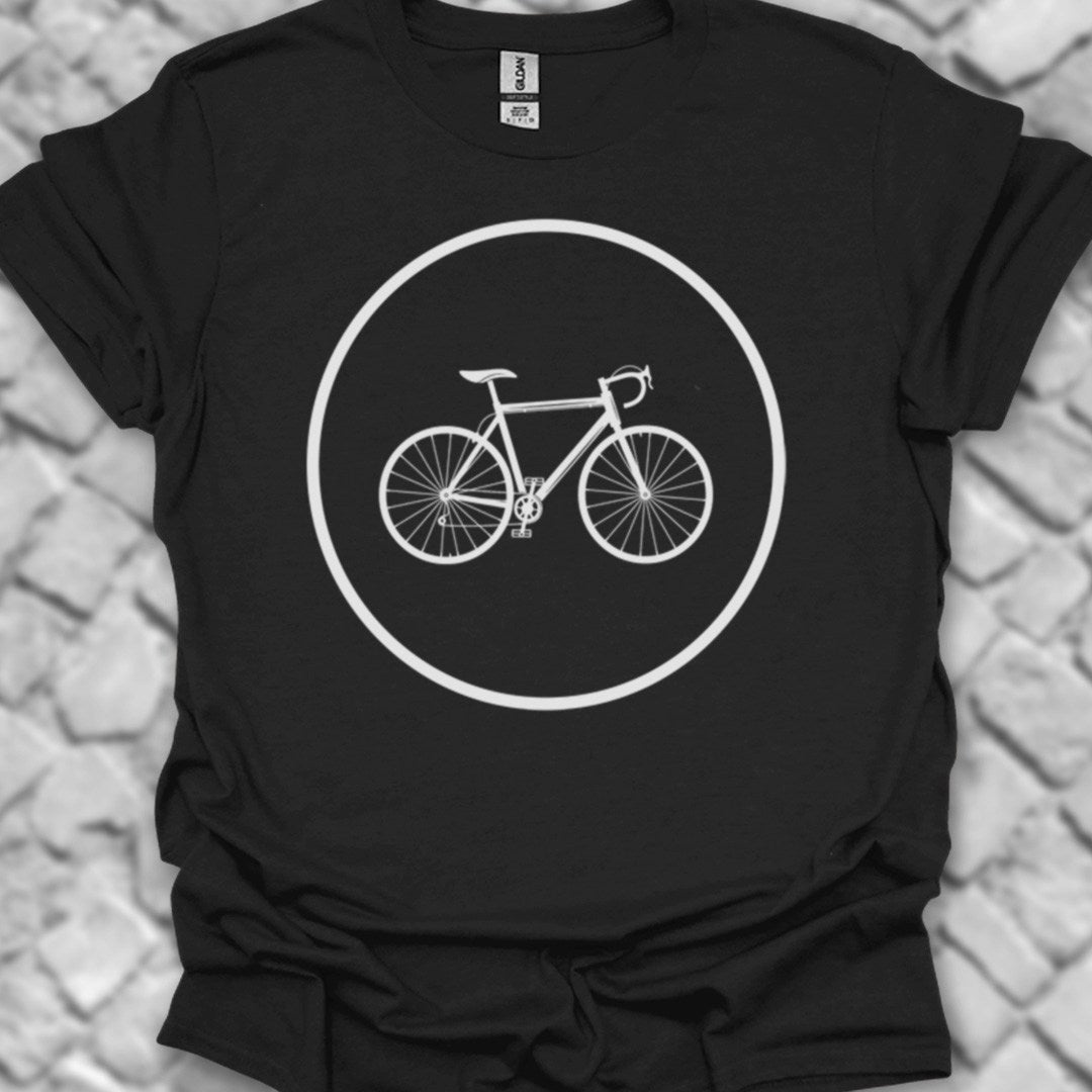 Racefietspad wit T‑Shirt
