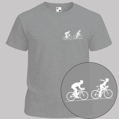 Achtervolging Hij wit T‑Shirt