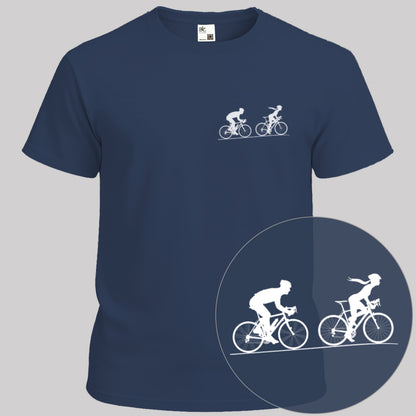 Achtervolging Hij wit T‑Shirt