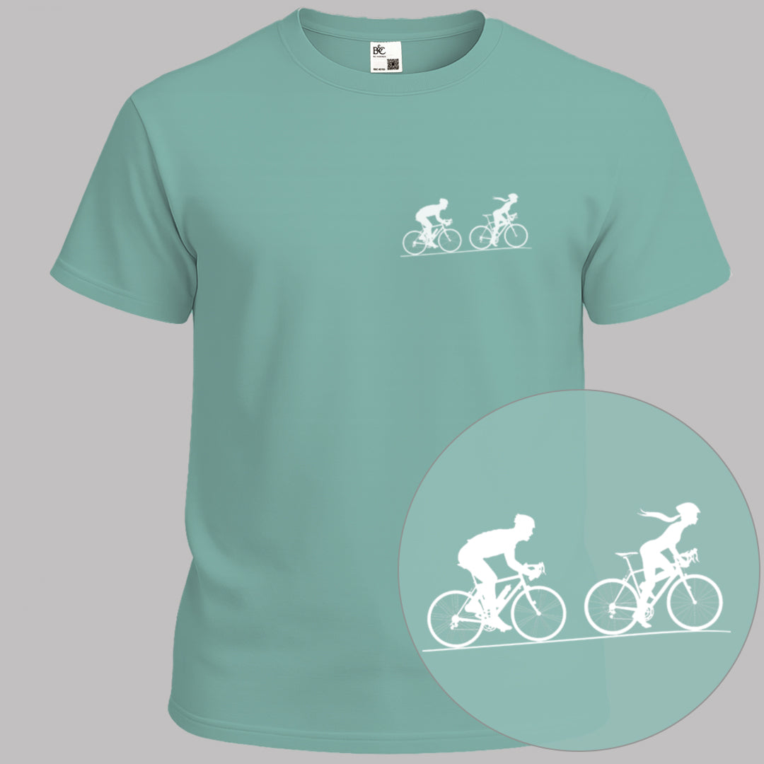 Achtervolging Hij wit T‑Shirt