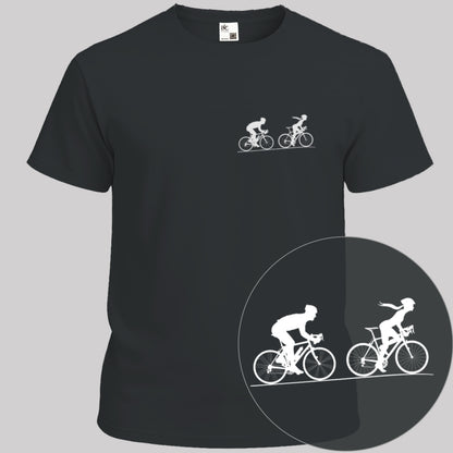 Achtervolging Hij wit T‑Shirt