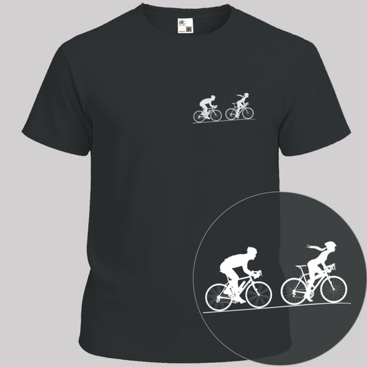 Achtervolging Hij wit T‑Shirt