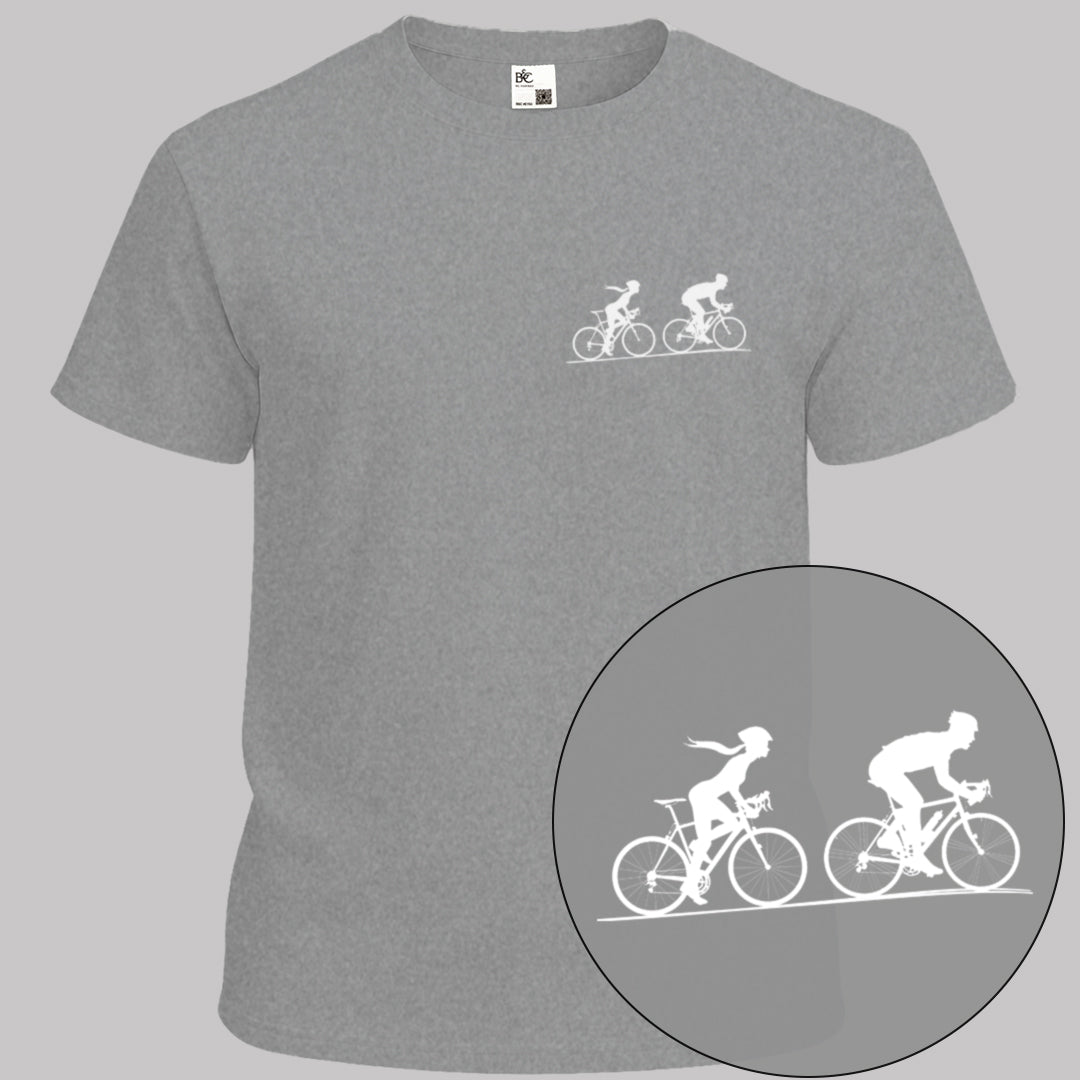 Achtervolging Zij wit T‑Shirt