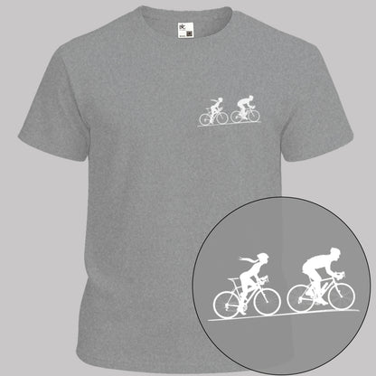 Achtervolging Zij wit T‑Shirt