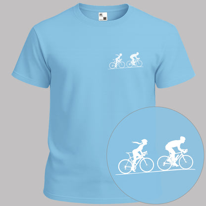 Achtervolging Zij wit T‑Shirt