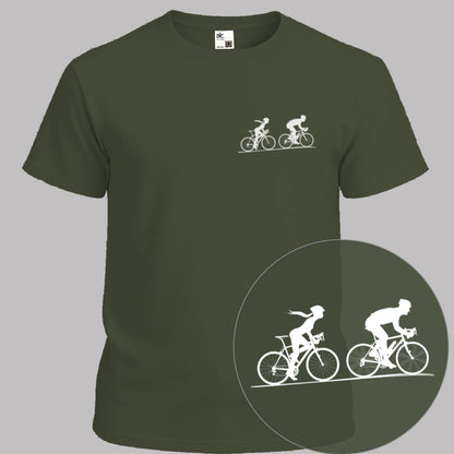 Achtervolging Zij wit T‑Shirt
