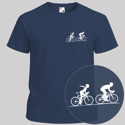 Achtervolging Zij wit T‑Shirt