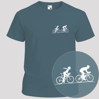 Achtervolging Zij wit T‑Shirt