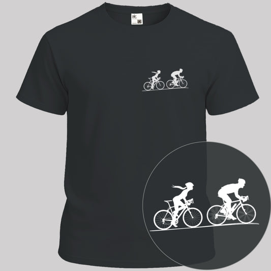 Achtervolging Zij wit T‑Shirt