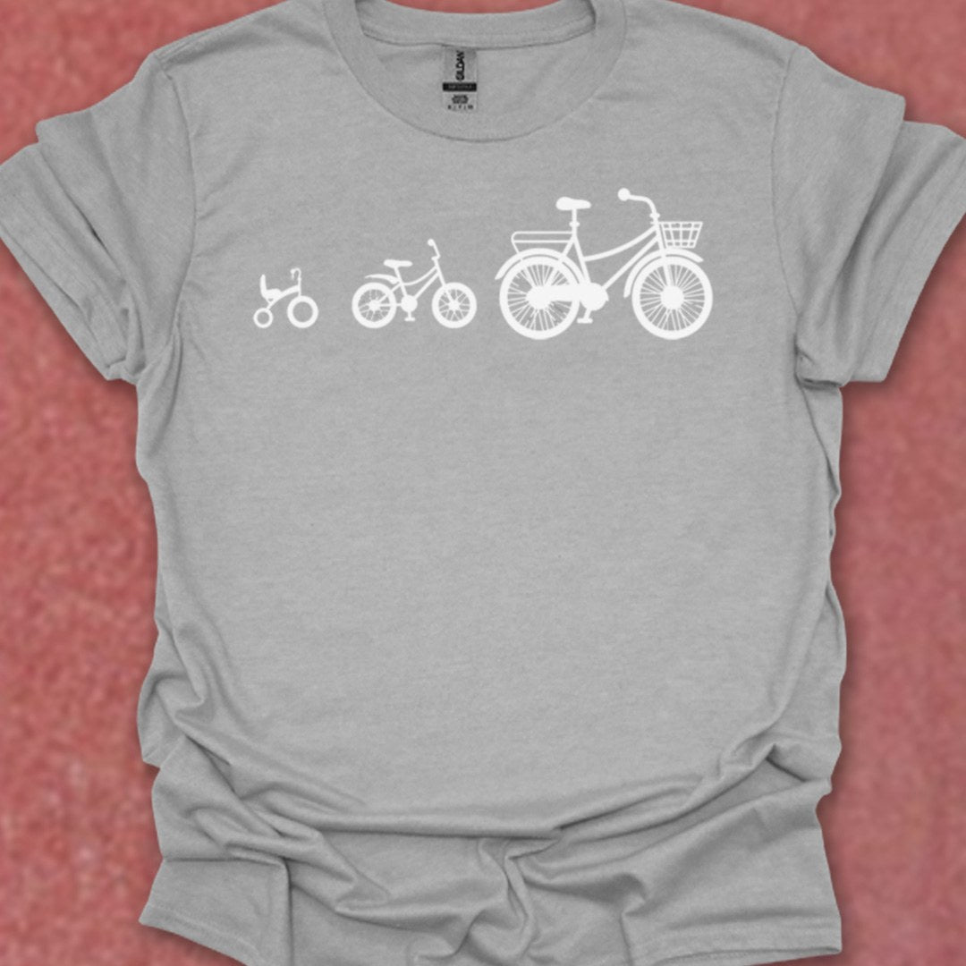 Mamafiets en kids wit T‑Shirt