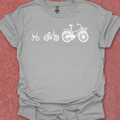 Mamafiets en kids wit T‑Shirt