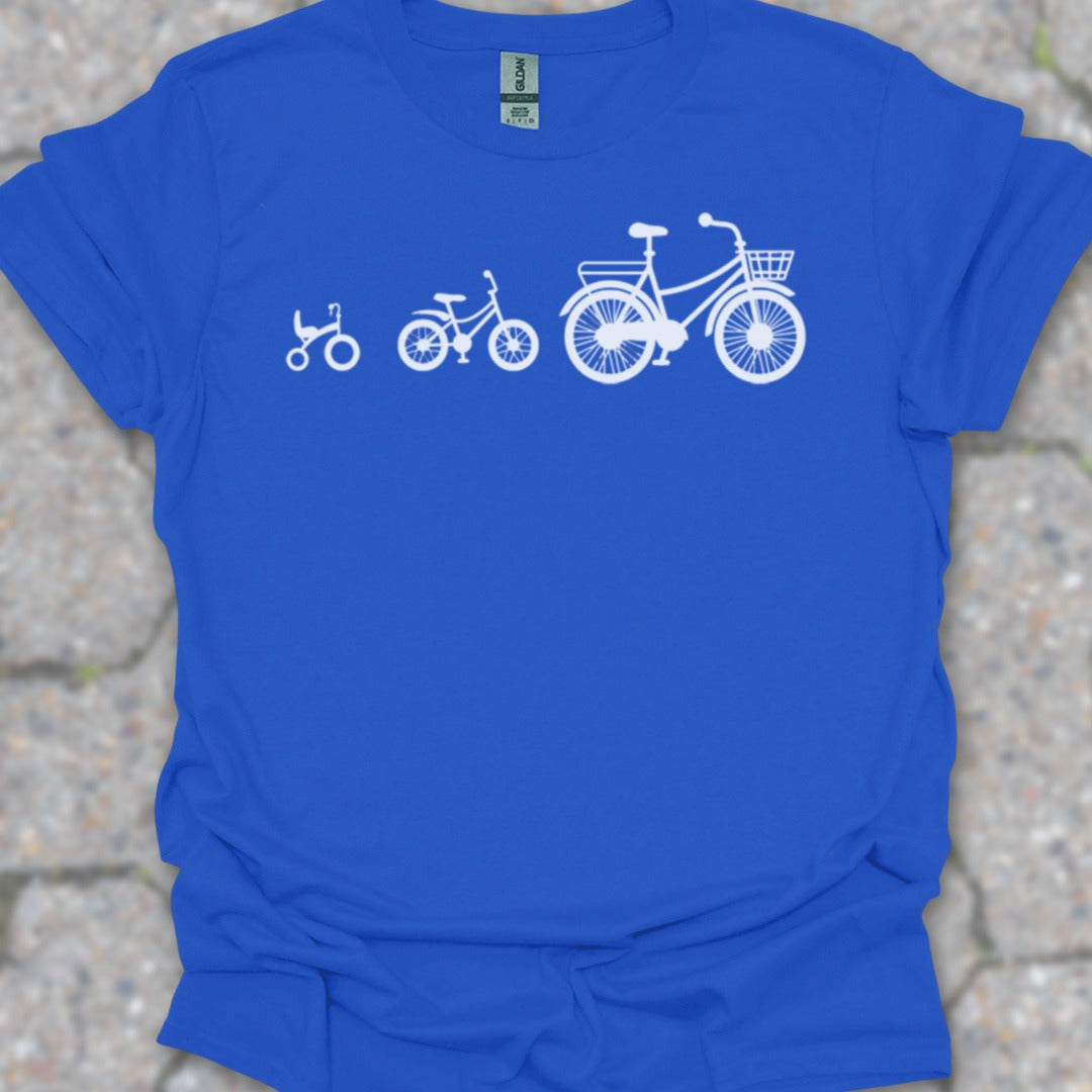 Mamafiets en kids wit T‑Shirt