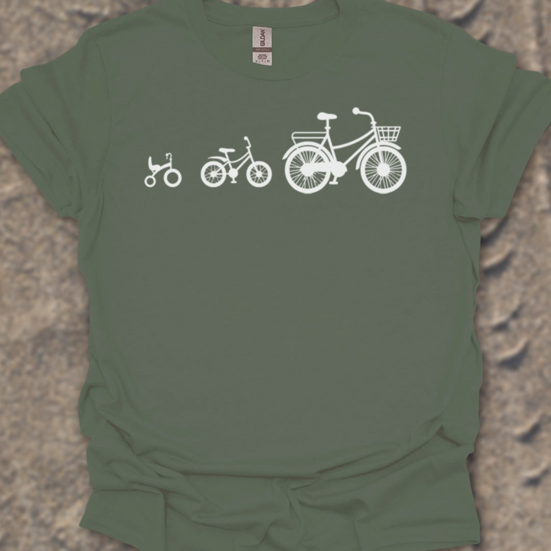 Mamafiets en kids wit T‑Shirt