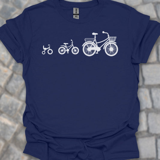 Mamafiets en kids wit T‑Shirt