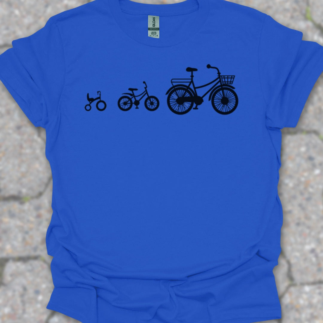 Mamafiets en kids zwart T‑Shirt