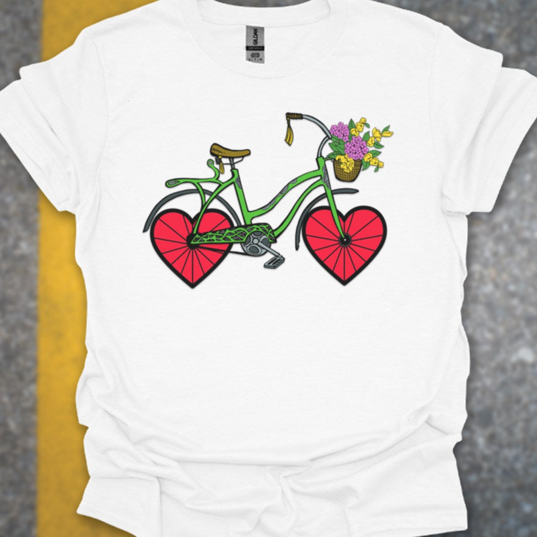 Fiets met hartwielen T‑Shirt