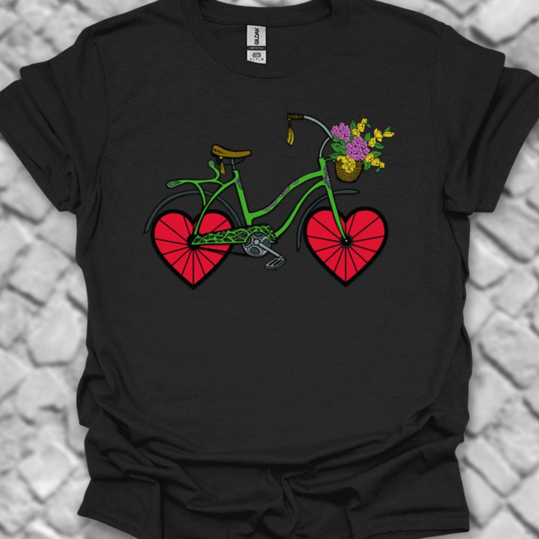 Fiets met hartwielen T‑Shirt