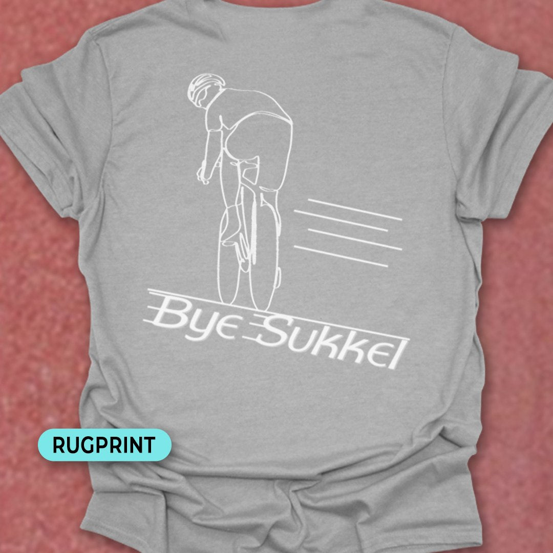 Bye Sukkel wit rugprint T-Shirt