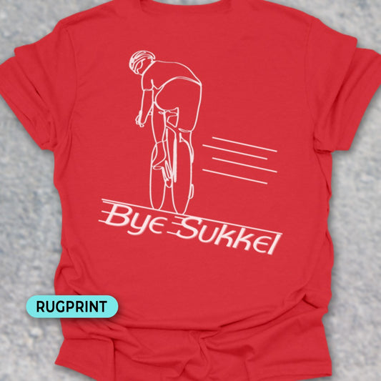 Bye Sukkel wit rugprint T-Shirt