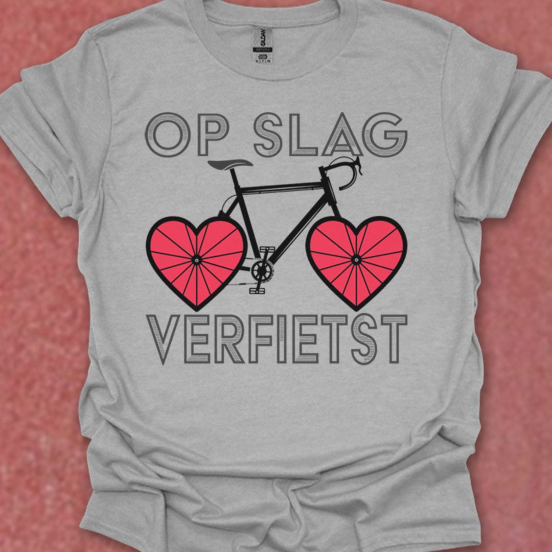 Op Slag Verfietst T‑Shirt