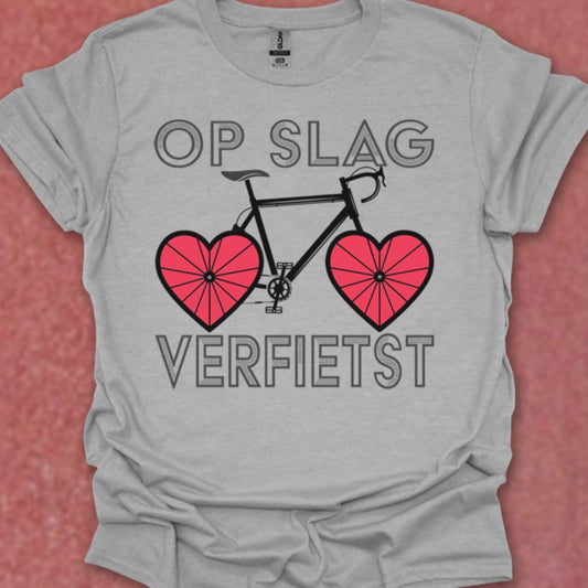 Op Slag Verfietst T‑Shirt