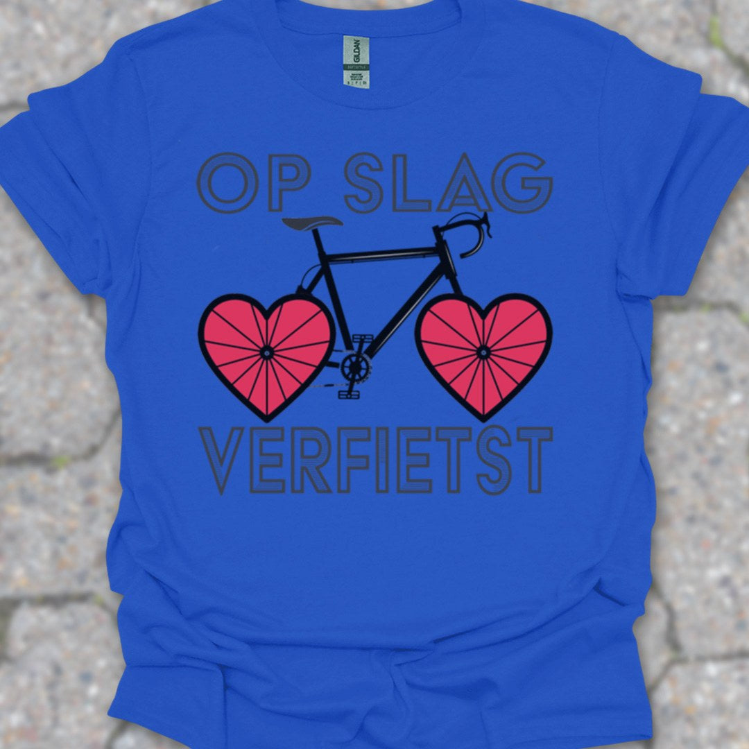 Op Slag Verfietst T‑Shirt