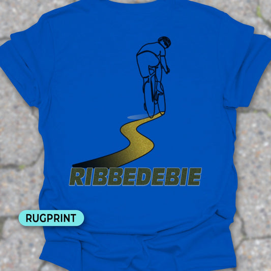 Ribbedebie rugprint T‑Shirt