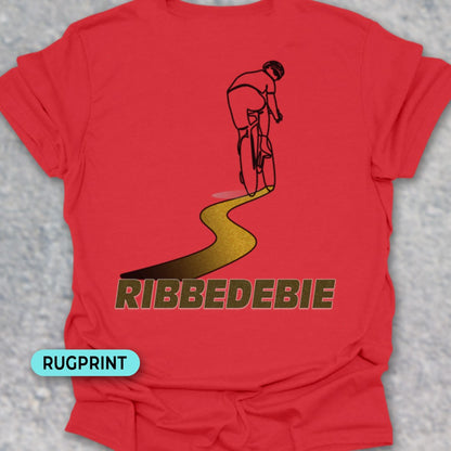Ribbedebie rugprint T‑Shirt