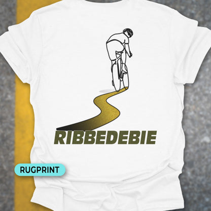 Ribbedebie rugprint T‑Shirt
