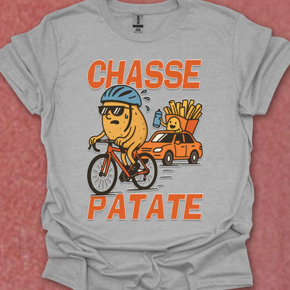 Chasse Patate met bezemwagen (rood) T‑Shirt