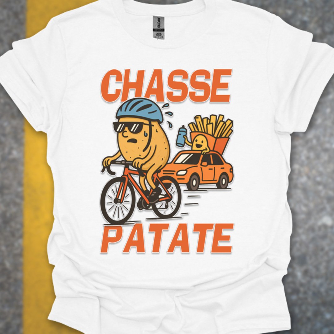 Chasse Patate met bezemwagen (rood) T‑Shirt