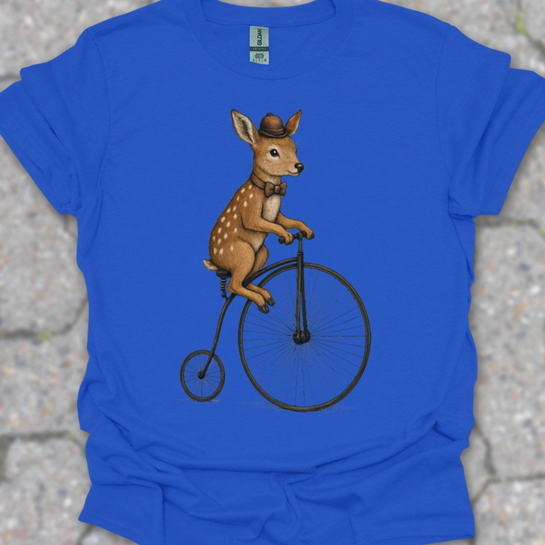 Ree op antieke fiets T‑Shirt