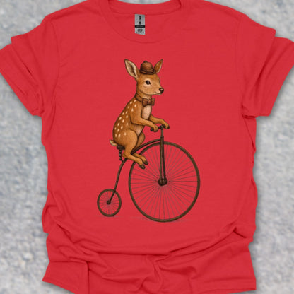 Ree op antieke fiets T‑Shirt