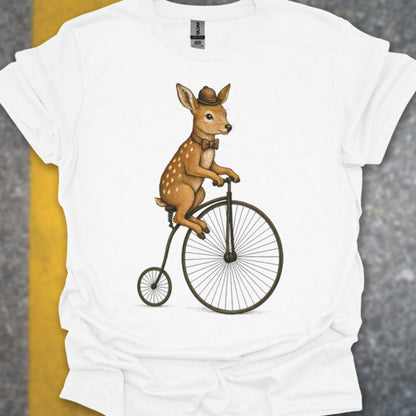 Ree op antieke fiets T‑Shirt