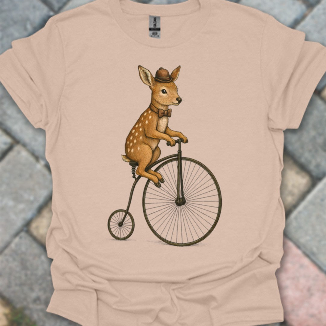 Ree op antieke fiets T‑Shirt