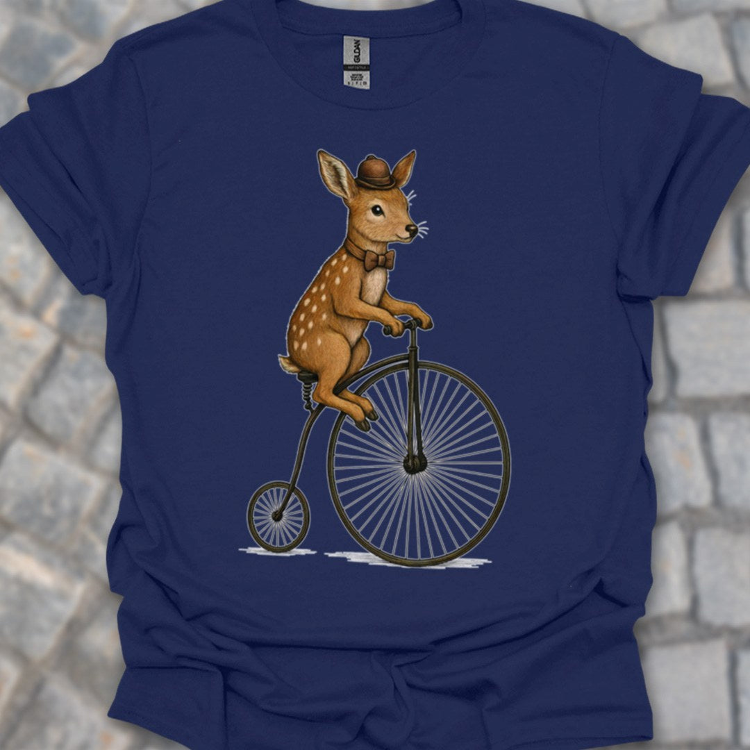 Ree op antieke fiets T‑Shirt