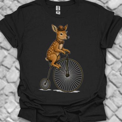 Ree op antieke fiets T‑Shirt
